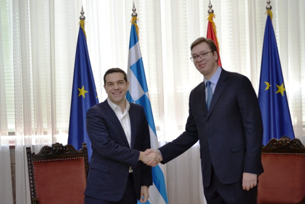 Θεσσαλονίκη: Σε εξέλιξη η συνάντηση Τσίπρα – Βούτσιτς